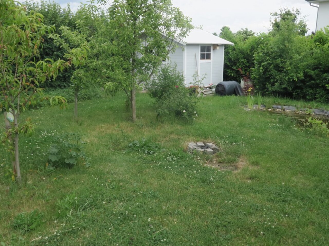 Modernes, familienfreundliches Einfamilienhaus am westlichen Stadtrand von Arnstadt-Garten mit Gerätehaus